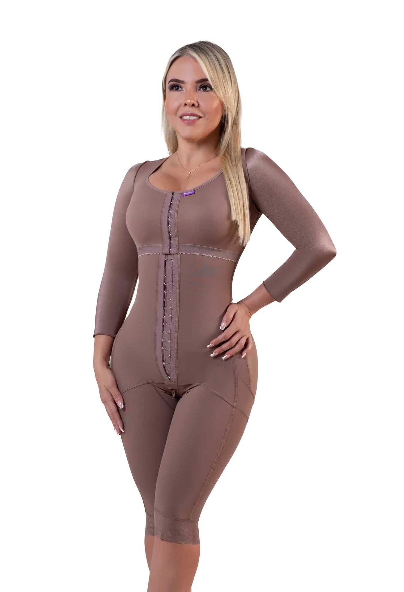 FAJA COMPLETA CON MANGA Y BRASIER |Ref. 491|
